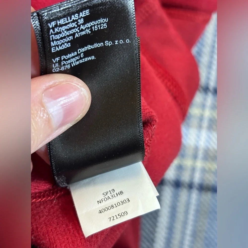 The North Face Quarter Zip Sz. Medium War Patch